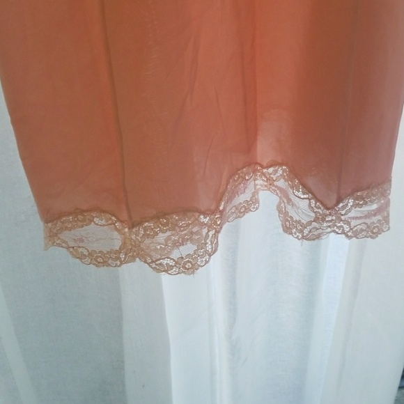 Vintage Silky Slip with Lace - Picture 5 of 8